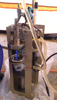 Портативное устройство для получения конденсата водяного пара из горючего природного газа и попутного нефтяного газа в полевых условиях "ПУХ-1"