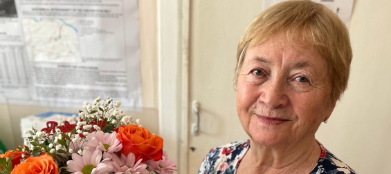 Гибшер Надежда Александровна отметила 80-летний юбилей!