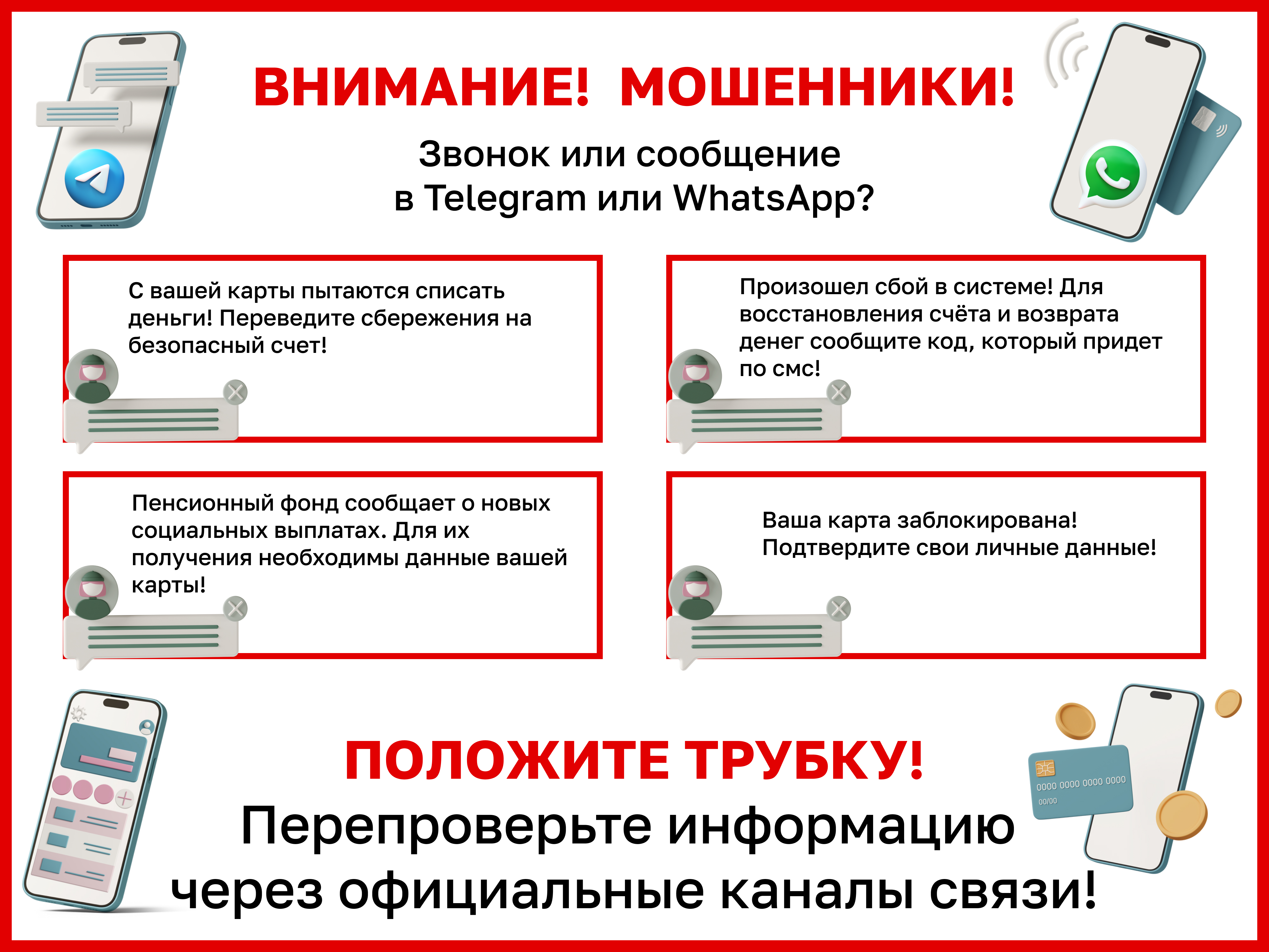 Внимание Мошенники